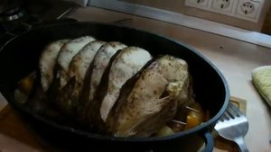 Запеченый хвост сома