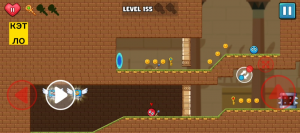 Приключения красного и голубого шарика. Головоломка. Серия 44. Red ball . Видео игры