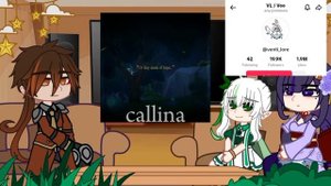 archons react to venti/barbatos ``• genshin impact •``||gacha club||