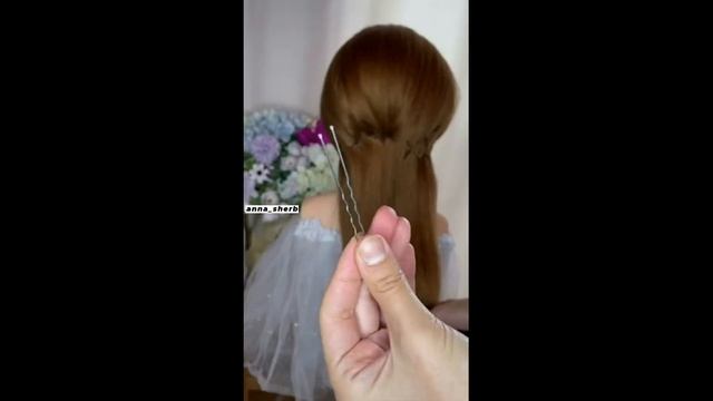 Быстрый пучок на лето #прически #прическипошагово #прическисвоимируками 2