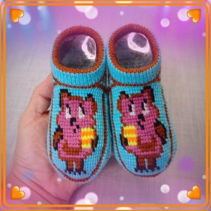 1 часть мастер-класса следочков для малышей на 1 годик