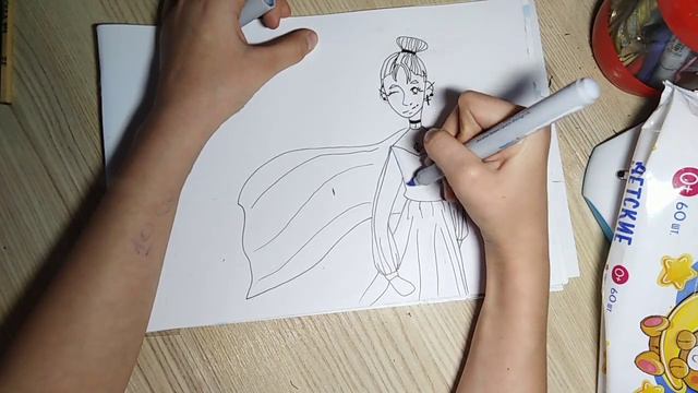 Рисую новый год/Это моё первое видео смотреть онлайн