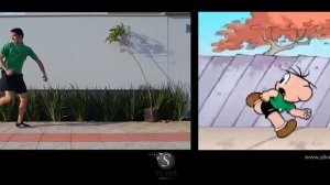 Abertura Turma da Mônica - Real X Animação