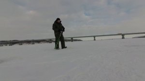 Зимняя рыбалка на Каме, Сорочьи горы. Ловля судака на раттлины.
