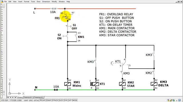 Star Delta Wiring Diagram | Star Delta Connection | Star Delta Starter Control Wiring