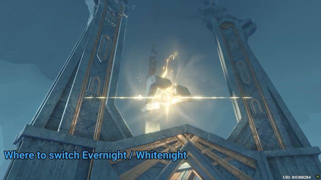 How to switch Evernight / Whitenight Genshin Impact (Night / Day)