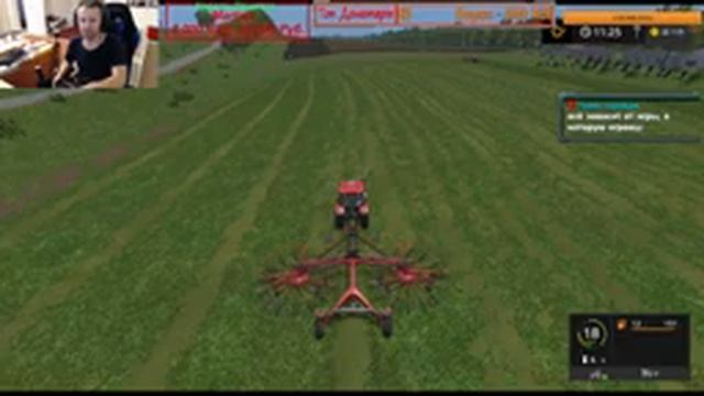 Работаю виртуальным Фермером. Farming Simulator 17 №42 смотреть онлайн