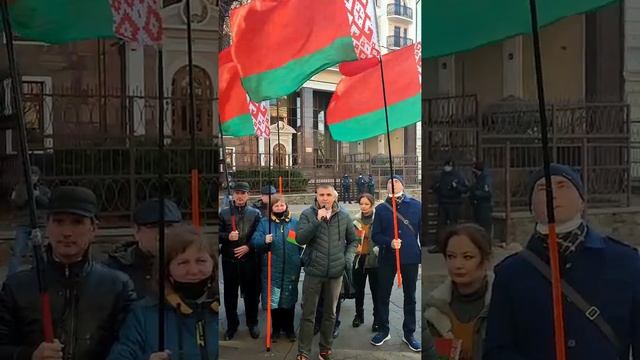 Михаил Кононович:За Лукашенко! За Беларусь! С праздником Сябры! Киев 7 ноября 2021.