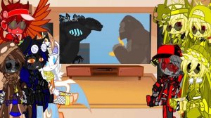 //Kaijus React To Godzilla VS Kong Final Battle But The Roles Are Reversed// by Slick//