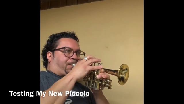 Testing my new DEG Piccolo trumpet смотреть онлайн