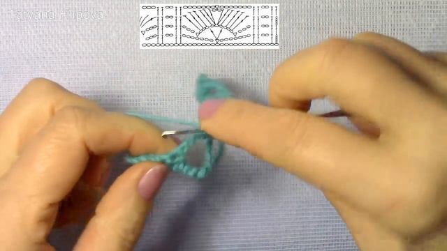 Узор для кардигана крючком смотреть онлайн