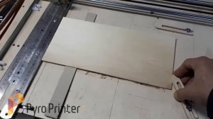 Установка фанеры любой толщины, быстрое крепление и позиционирование PyroPrinter