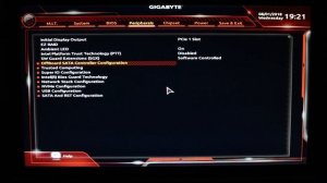 Gigabyte Bios Settings for Windows server 2016, plus RAID