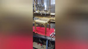 моя первая плетеная сидушка)