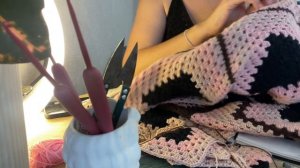 Дневник рукодельницы/ бабушки квадрат/ стильное вязание/ вяжем крючком