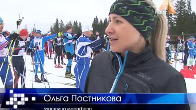 Открытый лыжный марафон "Настоящий мужик" смотреть онлайн