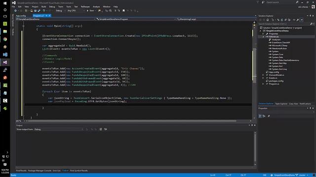 Getting Started with EventStore using C# and Visual Studio смотреть онлайн