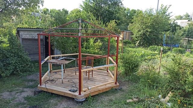 Беседка для дачи, переделка смотреть онлайн