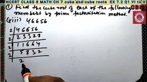 NCERT CLASS 8 MATH | EX 7.2 Q1 KA ( VI  ) to (X)|CUBE AND CUBE ROOTS | HOW TO FIND CUBE ROOTS OF NO