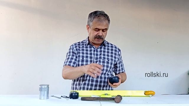 Разборка и сборка классических колес лыжероллеров