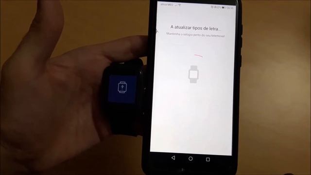 First boot of Smartwatch Amazfit Bip Lite - Banggood