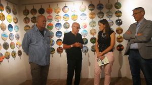 L'inaugurazione della mostra dei "Bottoni" di Luigi Braghiroli a Palazzo del Bargello.