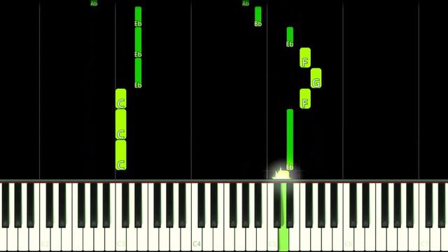 STUCK INSIDE | FNAF SONG - EASY Piano Tutorial смотреть онлайн