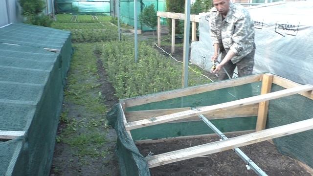 Теневик для черенкования хвойных растений весной туи,можжевельника и самшита. смотреть онлайн