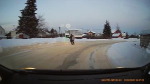 Опция "проекционный дисплей" в Навител Навигатор11, дневная съемка.
