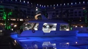 Отдых в Турции. Плавучий ресторан. Turkey Side . Hotel Crystal Sunset Luxury Resort & Spa .