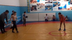 Амир Курманов Вольная борьба спаринг_тренировка ,7 декабря 2019 г.