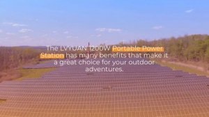 LVYUAN 1200W Portable Power Station 1008Wh Solar Generator For Emergency LiFePO4 Battery Backup