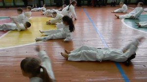 Экзамен на белый пояс по карате