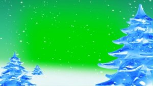 Футаж Елки новогодние хромакей