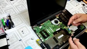 Разбор и чистка ноутбука Asus X555B #ПользаRu#разбор_ноутбука#заменатермопасты#чистка_от_пыли