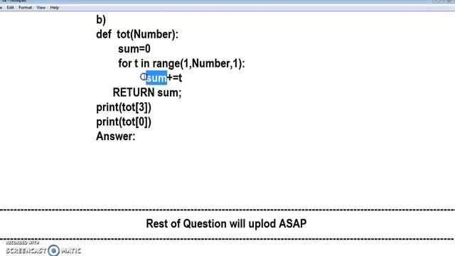 Lecture #17 : Most Important Questions | Class 12 Computer Science Python | 2022-23