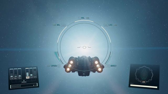 Starfield Flying to The SUN