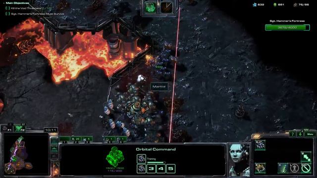 StarCraft 2 Co Op Jim Raynor Level 13 to Level 14 Victory Brutal смотреть онлайн