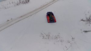 Аэролодка Скорпион на озере