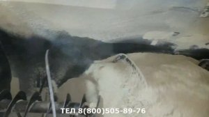 Пример работы горизонтального ленточного смесителя.