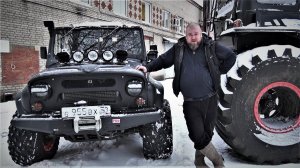Вызов каналу JEEP CUSTOM! ЕРМАК УАЗ против пяти jeep wrangler.