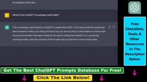 When Is ChatGPT Knowledge Cutoff Date?
