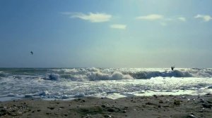 Красивые волны и шум моря на рассвете Солнца, видео релакс для успокоения нервной системы