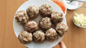 Сочные тефтели / Ёжики с рисом