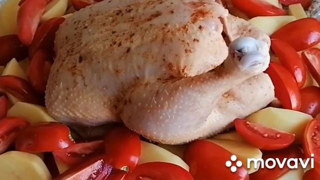 СОЧНАЯ КУРИЦА В ДУХОВКЕ/КУРИЦА С ОВОЩАМИ/СЫТНЫЙ УЖИН
