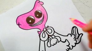 Рисуем легко #КисиМиси #PoppyPlaytime #art #childrens (подружка #хагиваги)