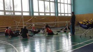 Волейбол сидя тренировка женской сборной Украины
