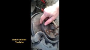 #SSangYong Actyon #Заменаколодок, осмотр тормозного диска, нет буртика, #размерновогодиска.