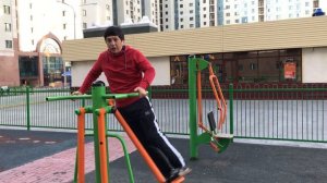 Уличный тренажер часть 3