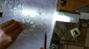 Гильоширование или выжигание по ткани. Кружевное колье.Guilloche or burning on fabric. Lace necklac